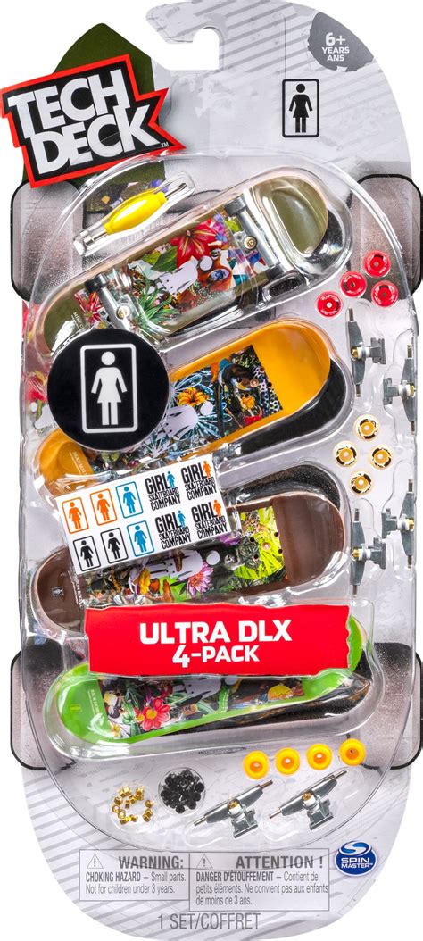 Tech Deck Ultra Dlx Pack Fingerboards Styles Vary Walmart