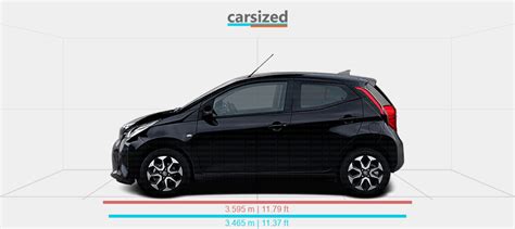 Dimensions Toyota Aygo 2018 2022 Vs Kia Picanto 2017 2020