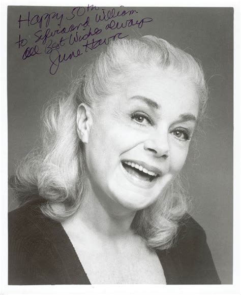 June Havoc Autographed Inscribed Photograph Historyforsale Item 187285