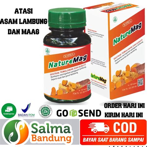 Jual Naturemag Kapsul Herbal Atasi Sakit Asam Lambung Dan Maag