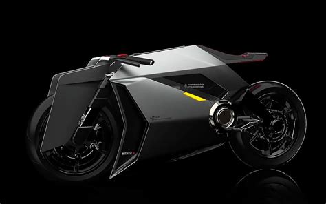 Ce concept futuriste de moto électrique purifie l air et se recharge