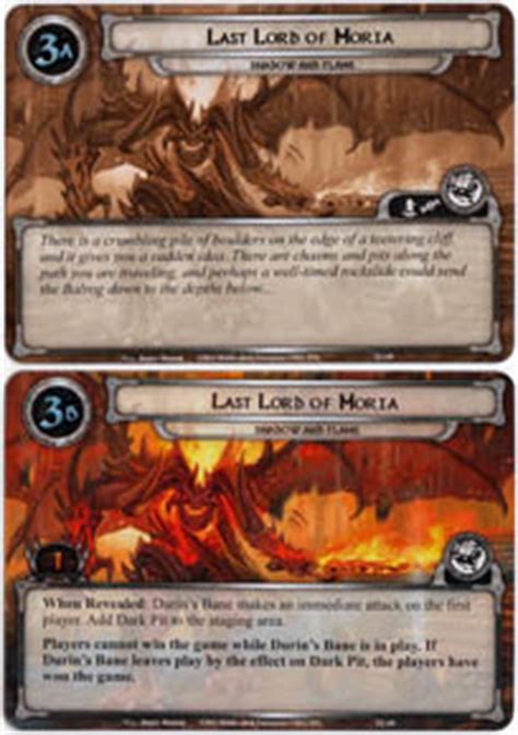 Last Lord of Moria - Shadow and Flame - Lord of the Rings LCG - Lord of the Rings Spoiler List ...