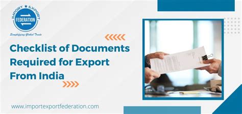 10 Documents Required For Export From India Easy Check List