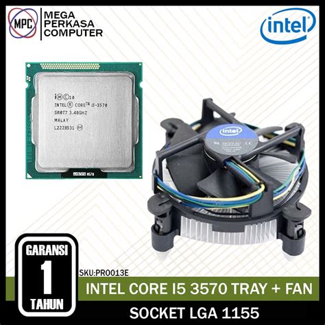 Jual Processor Intel Core I5 3570 I5 Gen 3 Tray Fan Socket Lga 1155 Shopee Indonesia