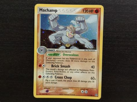 Pokemon Machamp Ex Power Keeper Holo Rare Hobbies Toys Toys