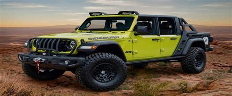 A Look at the 2023 Jeep Gladiator Sideburn Concept