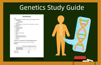 Genetics Study Guide By Teaching With Tonia Tpt