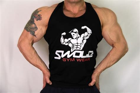 Swole Muscle Tank Black Swole Gym Wear