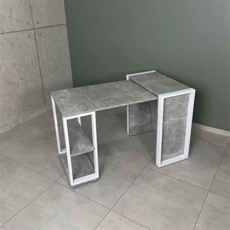 Письменный стол трансформер MebliRoMax Loft Индастриал /Белый ...