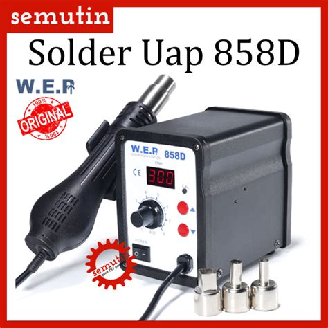Blower Solder Uap Wep D Original Smd Rework Station Hot Air Gun Heat Analog Lazada