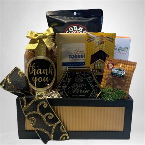 With Gratitude Gourmet Gift Basket Gourmet Baskets Georgia Gifts More