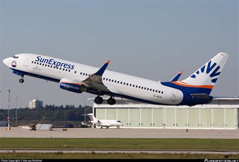 D ASXF SunExpress Germany Boeing 737 8AS WL Photo By Marcus Klockner