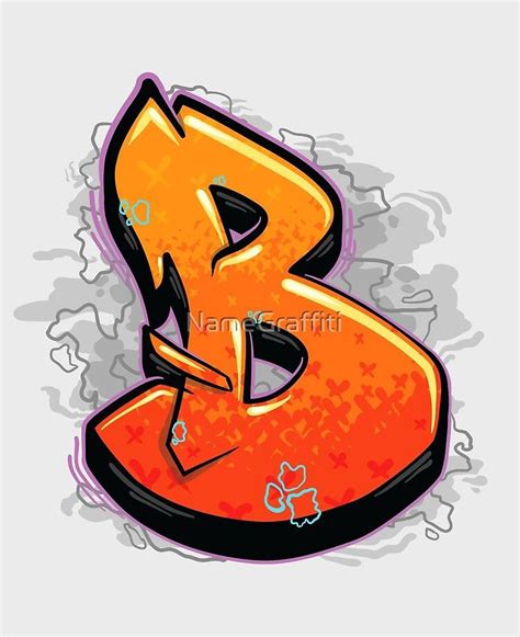 Graffiti Letter B iPad Case & Skin