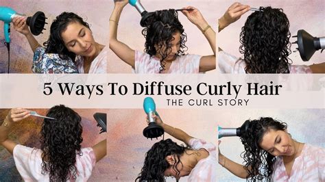 5 Ways To Diffuse Curly Hair Without Frizz Youtube