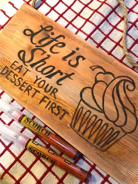 Create The Look Of Wood Burning Using Easy To Use Scorch Pens Simple Tutorial Shows You How