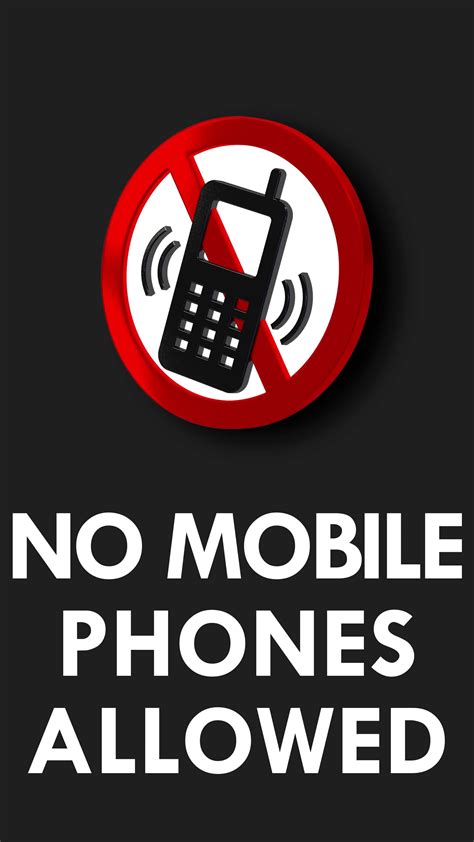 No Mobile Phones Allowed Seamless Looped Animation Use Of Mobile