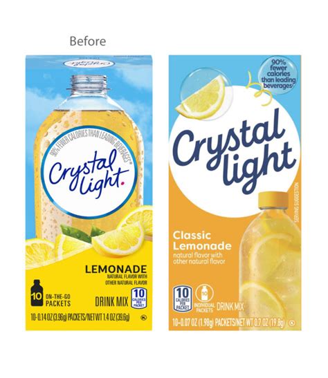 Soft Drink Brand Crystal Light Debuts New Logo And Packaging Design