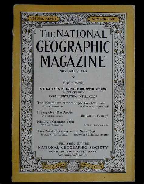 Nov National Geographic Magazine November Etsy