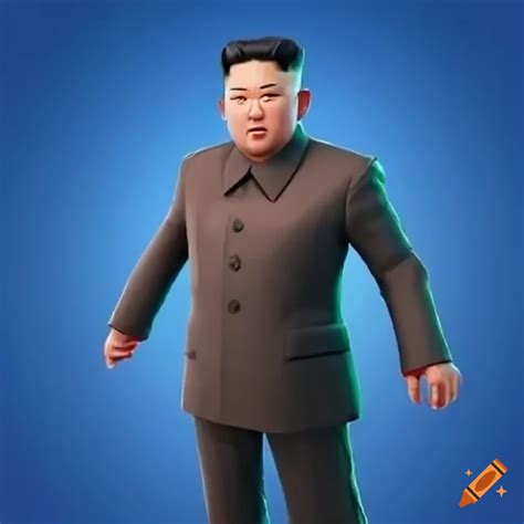 Kim Jong Un As A Character In Fortnite Game On Craiyon