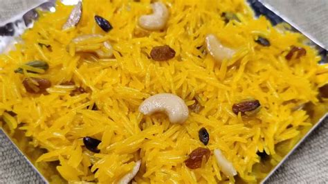 Recipe Of Zarda Meethe Chawal