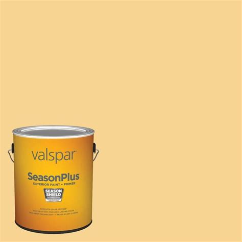 Valspar Seasonplus Flat Classical Yellow Hgsw2865 Exterior Paint 1