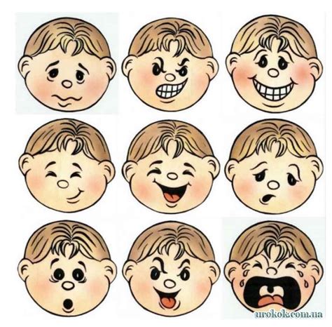 Эмоции для детей (65 фото)