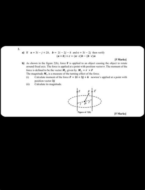 Solved A If A3i−j2kb2i−2j−k And C3i−2j Then Verify