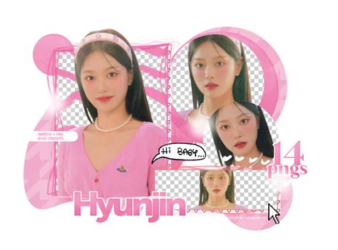 Pack Png Hyunjin Loona Flip That By Manukinn On Deviantart