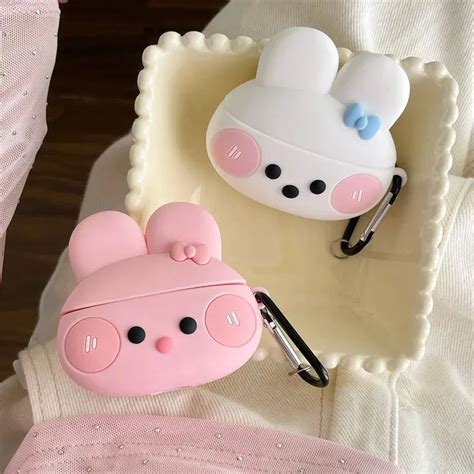 3d Cute Cartoon Rabbit Case For Airpods Pro2 Airpod Pro 1 2 3 Bluetooth Earbuds Charging Box