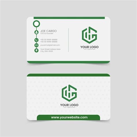 Premium Vector | Free vector minimalist logo business card template