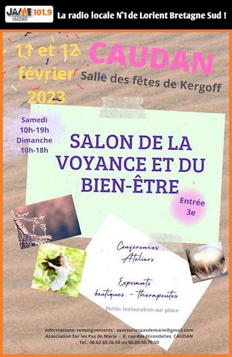 Le Salon de la Voyance et du Bien être c est bientôt et c est à Caudan