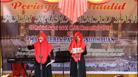 SMAN6PSP PUISI GEMERCIK RINDU BAGINDA ROSUL DALAM RANGKA MAULID NABI