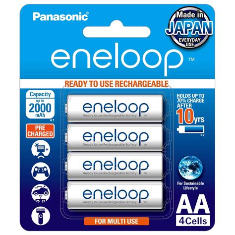 Baterai Cas Isi Ulang Panasonic Eneloop Aa A Mah Pc Lazada