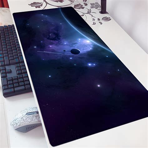 Mousepad Profesional Pentru Gaming Baza Cauciucata Spatiu Cosmic