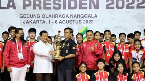 Pb Djarum Antar Jawa Tengah Jadi Juara Umum Piala Presiden