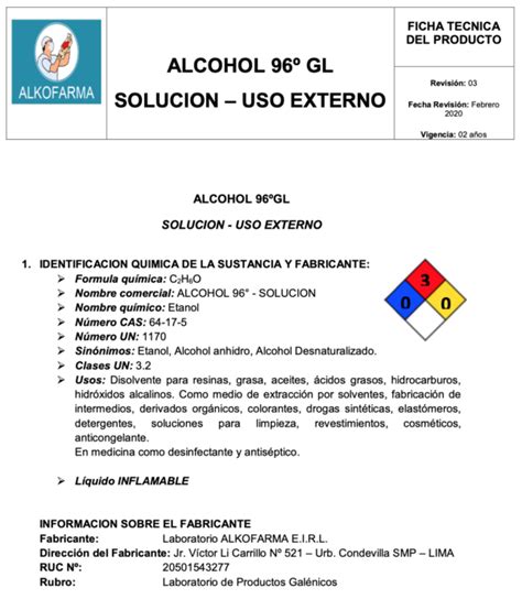 Alcohol Gl Uso Externo Mercado Virtual Pedido Delivery Peru