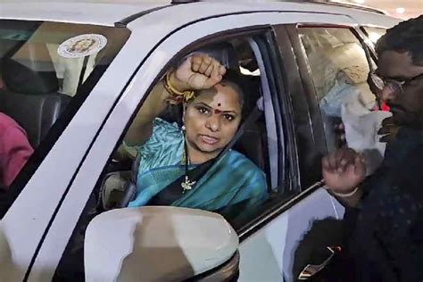 K Kavitha Excise Scam Delhi Court Sends BRS Leader K Kavitha To ED