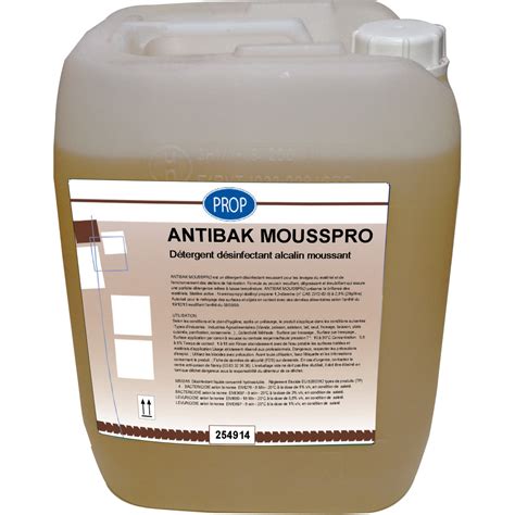 Détergent désinfectant antibak mousse Pro 20kg PAREDES