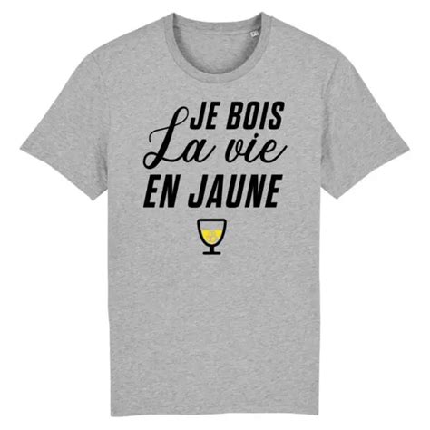 T Shirt Ricard Je Bois La Vie En Jaune Pour Homme La French Touch