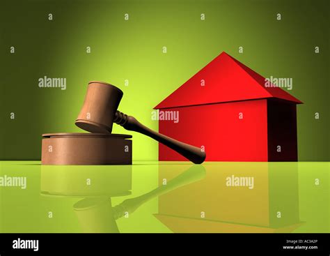 Gavel Auctioneers Hammer Auktionshammer Zwangsversteigerung Stock Photo
