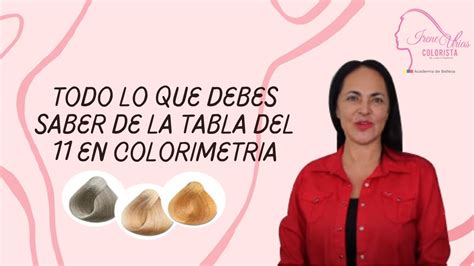 Tabla Del En Colorimetria Youtube