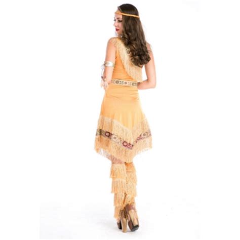 China Factory Price Indian Costume Womens Pocahontas Adult Fancy Dress