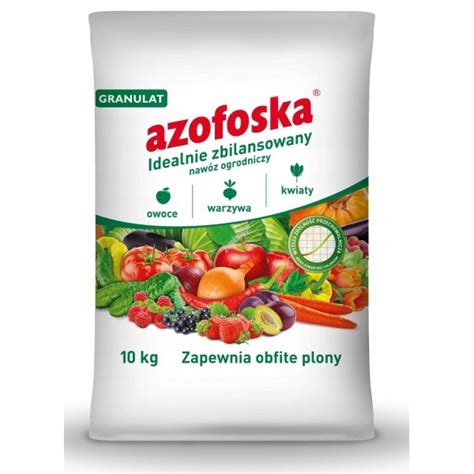 Azofoska granulat 25 kg ogród warzywa krzewy nawóz Azofoska 25 kg