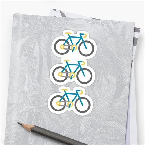 "CYCLE CYCLE CYCLE " Stickers by IdeasForArtists | Redbubble