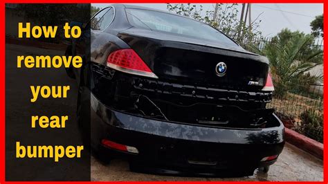 How To Remove Rear Bumper Bmw E63 YouTube