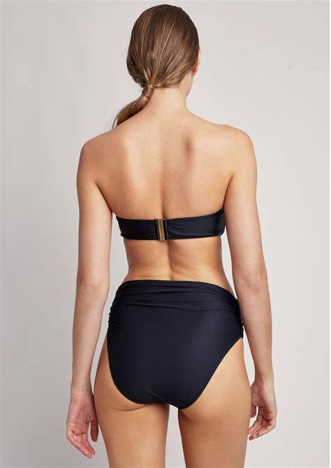 Lenny Niemeyer Drop Bandeau Bikini Black