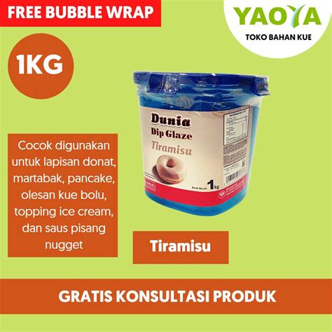 Jual DUNIA DIP GLAZE 1KG TIRAMISU Shopee Indonesia