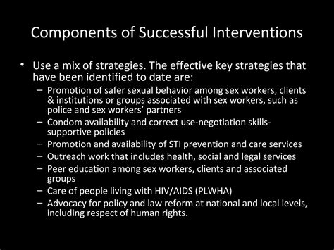 Commercial Sex Workers An Overview Of The Terminology And Intervention Design Ppt