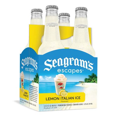 Seagram S Escapes Italian Ice Lemon Water Ice Fl Oz Delivery Or