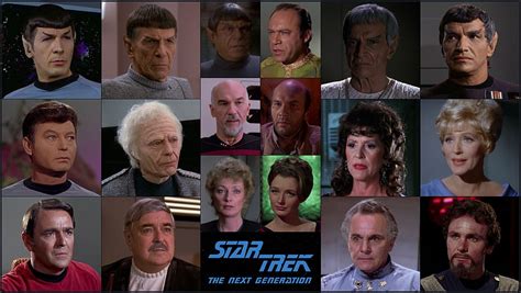 Original Star Trek And Star Trek The Next Generation Actors Tos Chapel Sarek Star Trek The